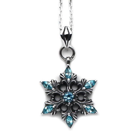 snow crystal pendant